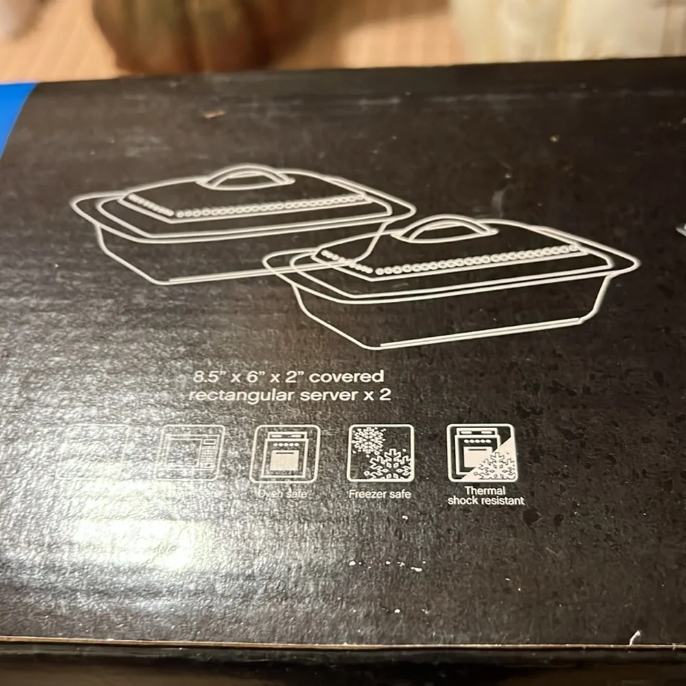 NEW BOXED TWO SECTION RECTANGULAR BUFFET SERVER ! - Picture 5 of 8